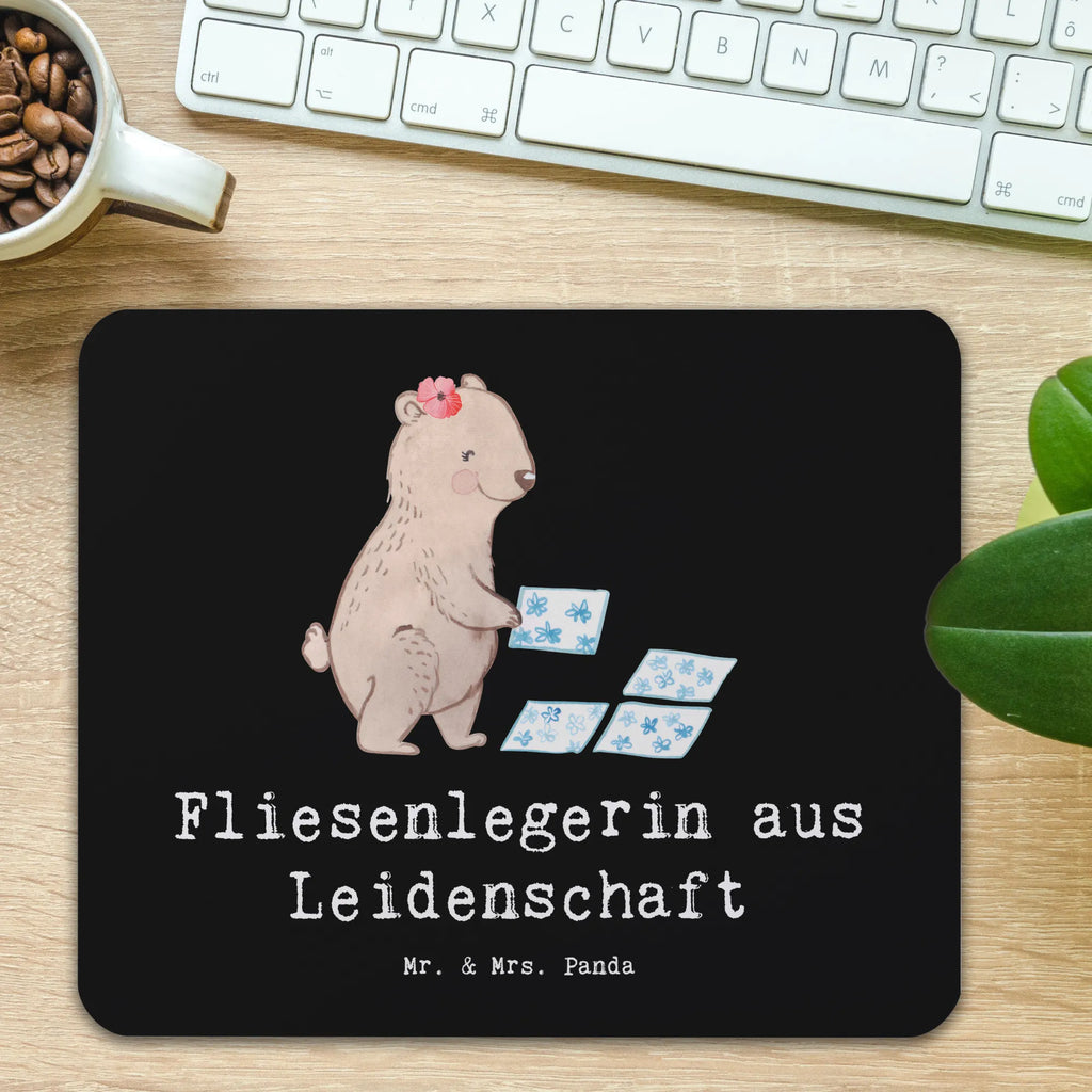 Mouse mat Female tiler Passion Pad, Mouse Pad, Work, fun, Office, Student, Gift, Print, Mouse, saying, PC, Study, Motif, mousepad, gift, gift idea, best, farewell gift, passing exam, anniversary, retirement, promotion, job start, sayings, funny, profession