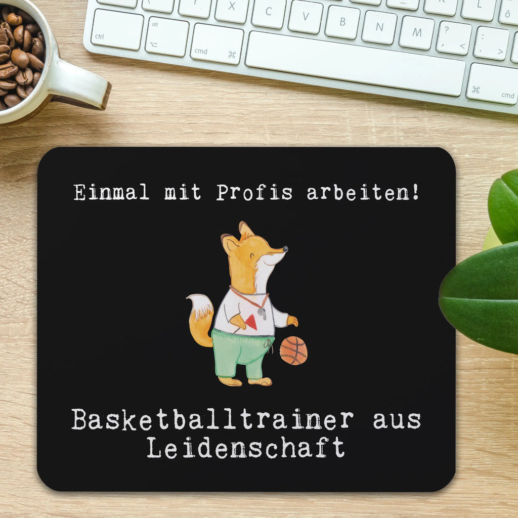 Mouse mat Basketball coach Passion Mouse, Study, Mouse Pad, Pad, Print, Gift, Work, Motif, PC, fun, saying, mousepad, Office, Student, gift, gift idea, best, farewell gift, passing exam, anniversary, retirement, promotion, job start, sayings, funny, profession