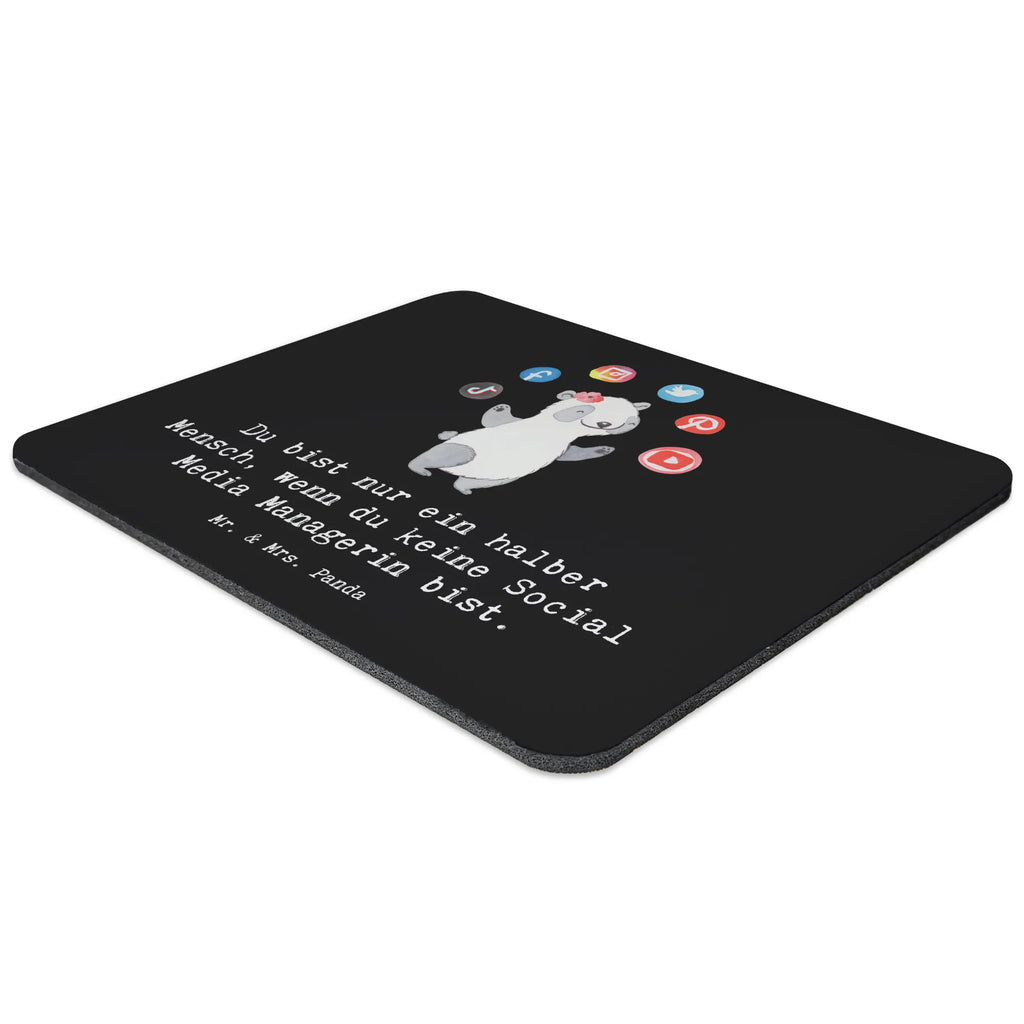 Mouse mat Social Media Manager heart Pad, saying, fun, mousepad, Office, PC, Print, Mouse Pad, Work, Motif, Student, Gift, Study, Mouse, gift, gift idea, best, farewell gift, passing exam, anniversary, retirement, promotion, job start, sayings, funny, profession