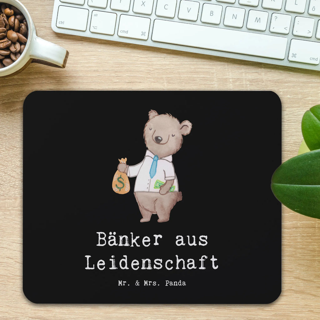 Mouse mat Banker Passion Work, fun, PC, saying, Motif, Student, Office, Gift, Print, mousepad, Pad, Study, Mouse, Mouse Pad, gift, gift idea, best, farewell gift, passing exam, anniversary, retirement, promotion, job start, sayings, funny, profession