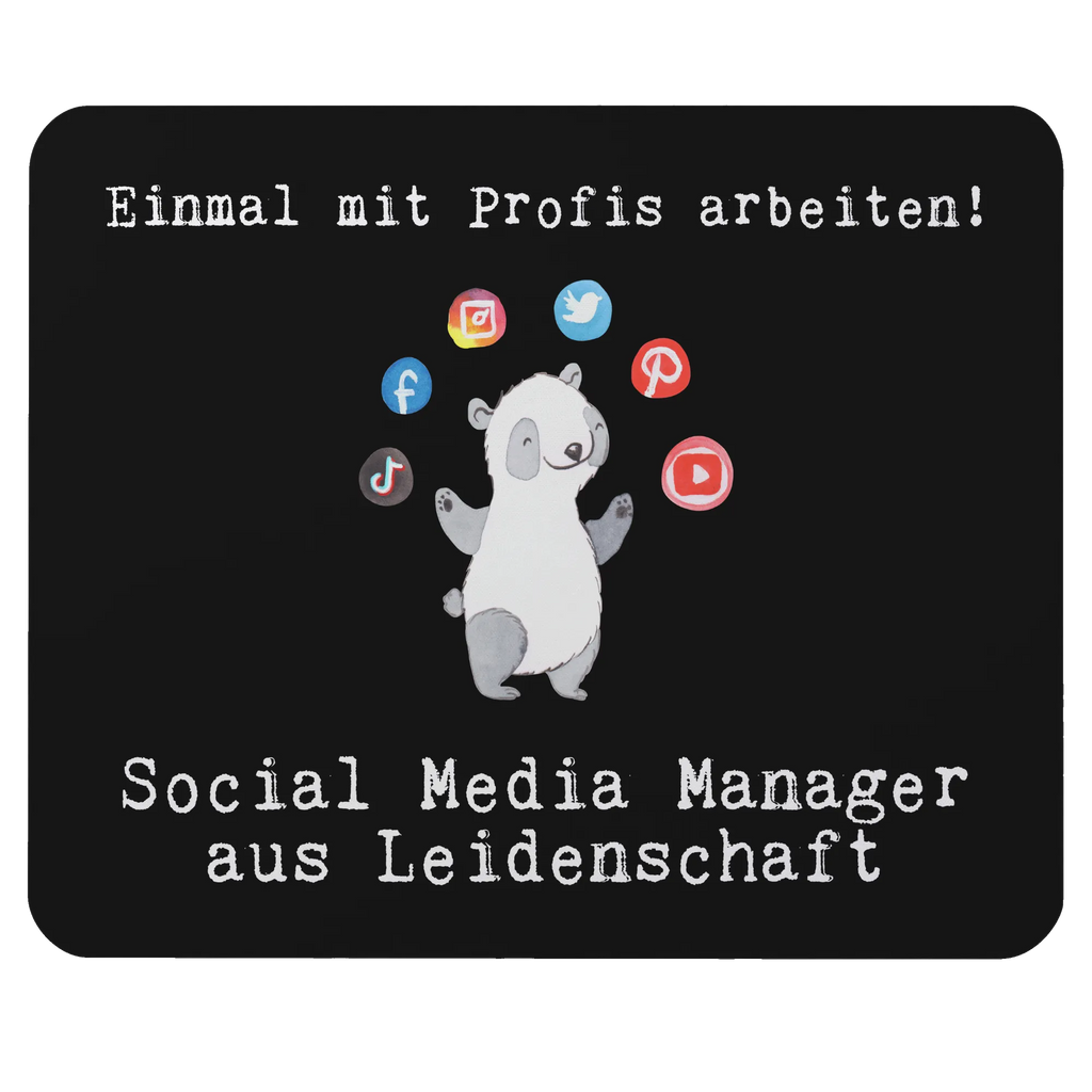 Mouse mat Social Media Manager Passion Work, Print, PC, Mouse Pad, Gift, mousepad, saying, Office, fun, Motif, Study, Mouse, Student, Pad, gift, gift idea, best, farewell gift, passing exam, anniversary, retirement, promotion, job start, sayings, funny, profession