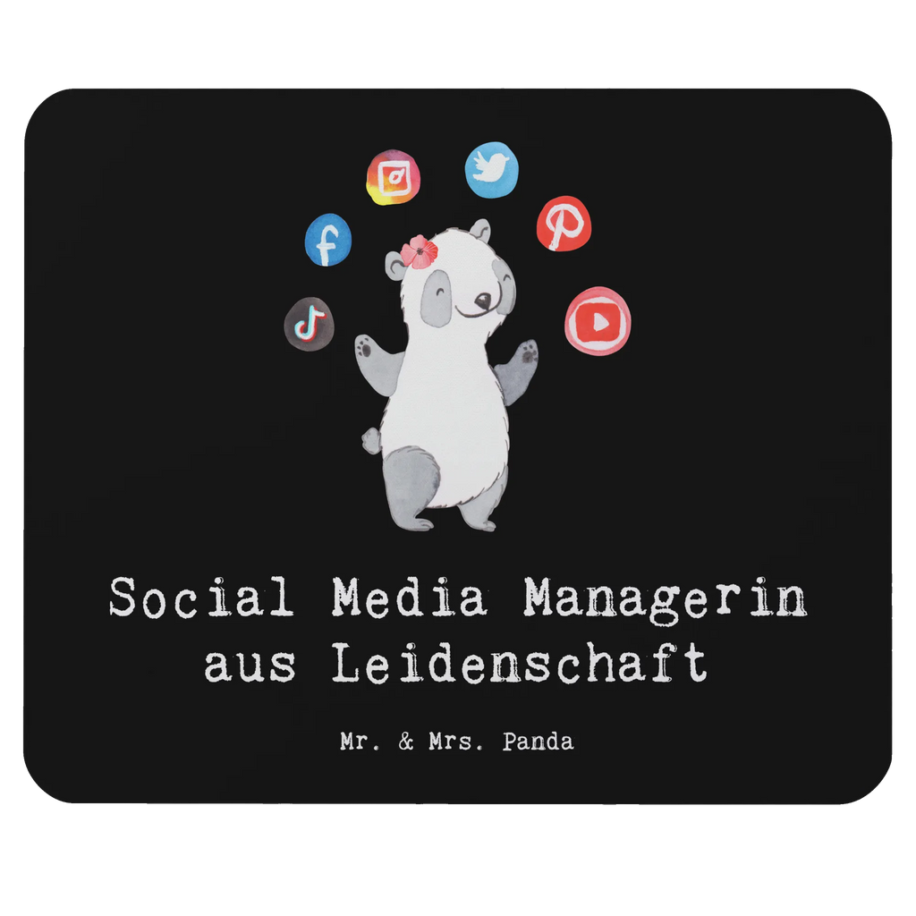 Mouse mat Social Media Manager Passion Office, fun, Study, Student, PC, Gift, mousepad, Mouse, saying, Print, Motif, Work, Pad, Mouse Pad, gift, gift idea, best, farewell gift, passing exam, anniversary, retirement, promotion, job start, sayings, funny, profession