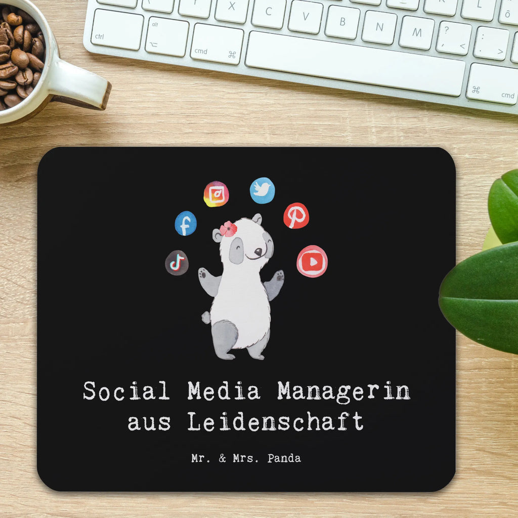 Mouse mat Social Media Manager Passion Office, fun, Study, Student, PC, Gift, mousepad, Mouse, saying, Print, Motif, Work, Pad, Mouse Pad, gift, gift idea, best, farewell gift, passing exam, anniversary, retirement, promotion, job start, sayings, funny, profession