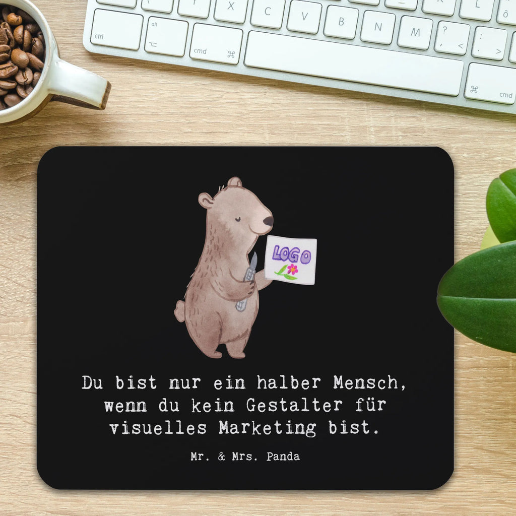 Mouse mat Visual Marketing Designer Heart fun, PC, mousepad, Print, saying, Office, Mouse Pad, Gift, Student, Work, Study, Pad, Motif, Mouse, gift, gift idea, best, farewell gift, passing exam, anniversary, retirement, promotion, job start, sayings, funny, profession