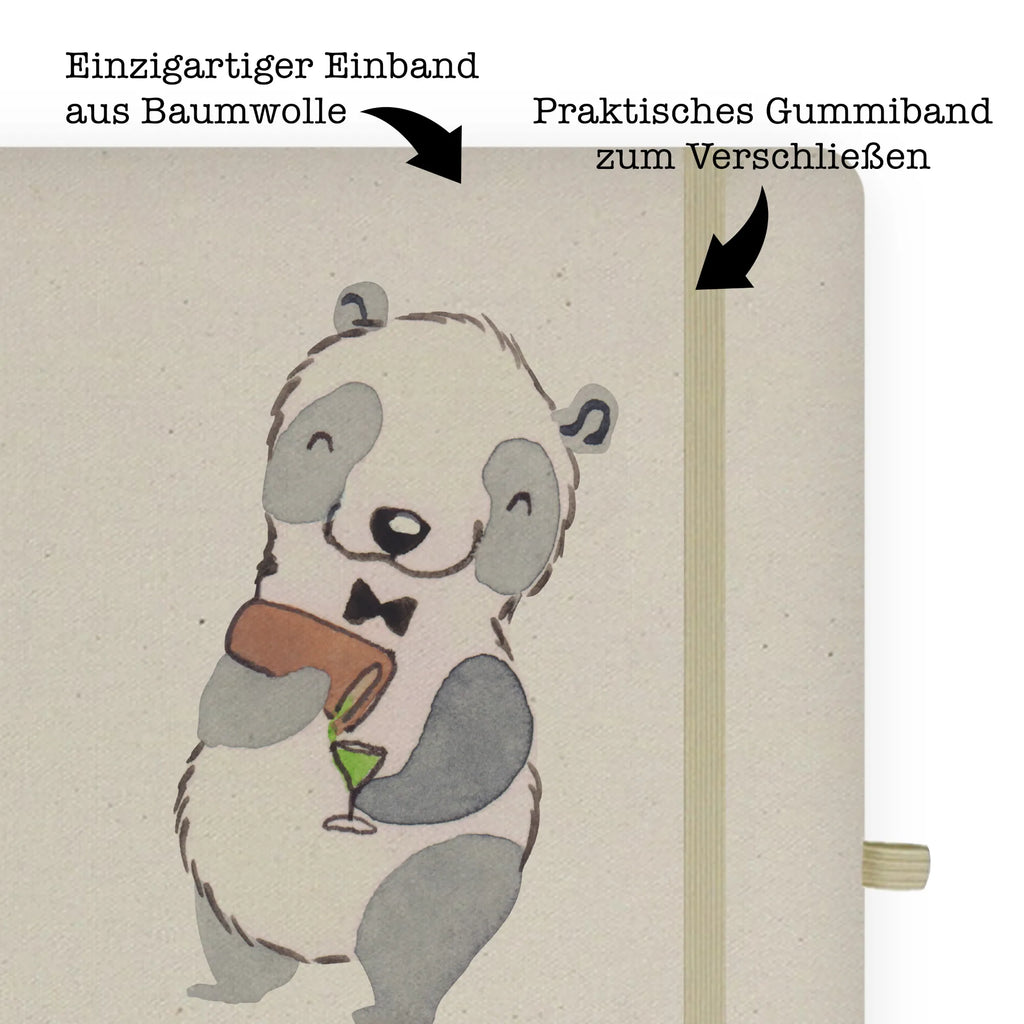 Cotton notebook bartender heart diary, writing book, journal, notepad, entry book, notebook, notes, address book, sketchbook, gift, gift idea, best, farewell gift, passing exam, anniversary, retirement, promotion, job start, sayings, funny, profession