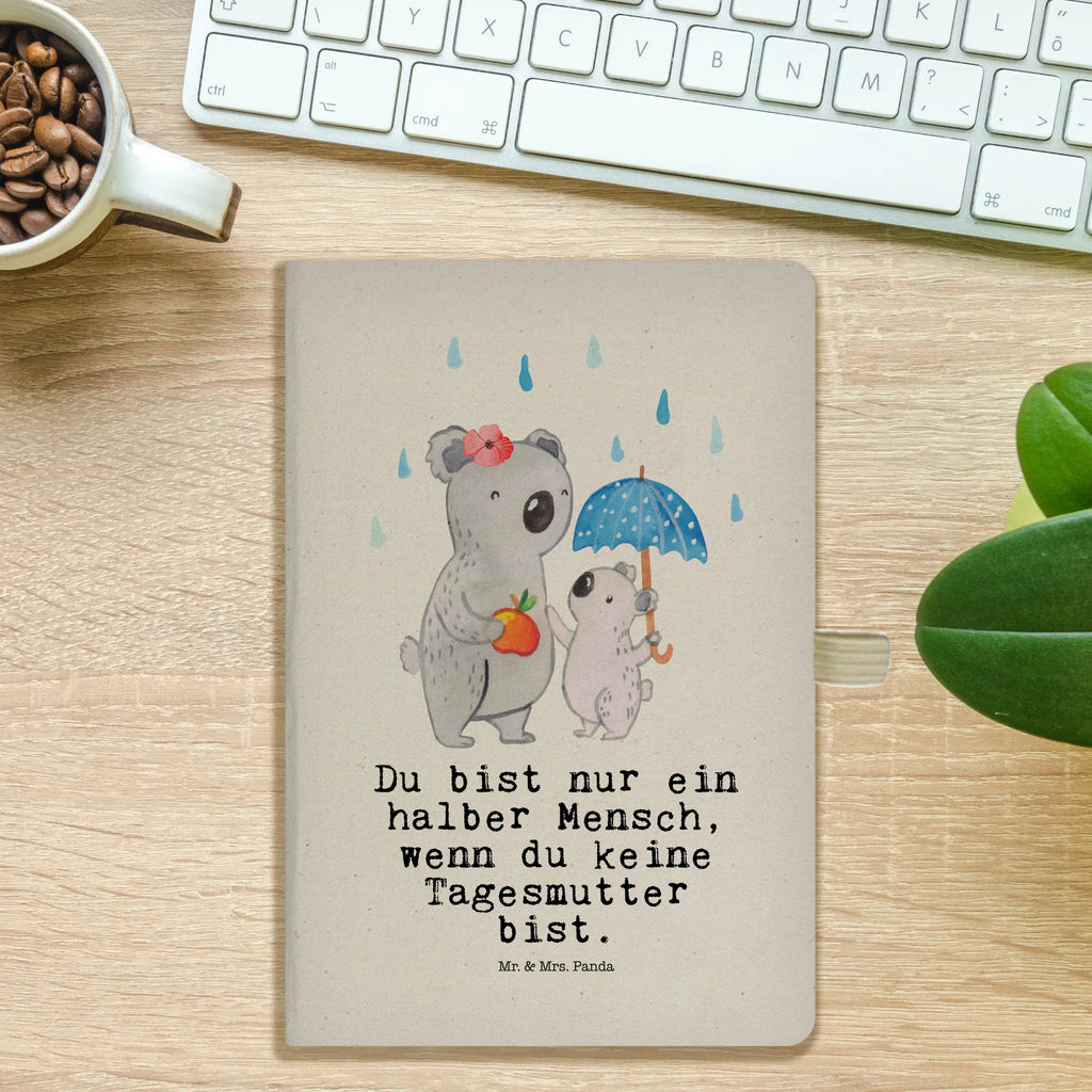 Cotton notebook childminder Heart writing book, address book, notepad, diary, sketchbook, journal, notes, entry book, notebook, gift, gift idea, best, farewell gift, passing exam, anniversary, retirement, promotion, job start, sayings, funny, profession