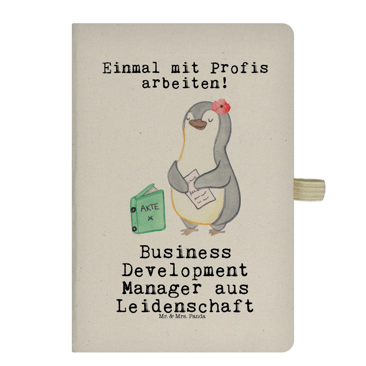 Cotton notebook Business Development Manager Passion gift, sayings, gift idea, best, farewell gift, passing exam, anniversary, retirement, promotion, job start, profession