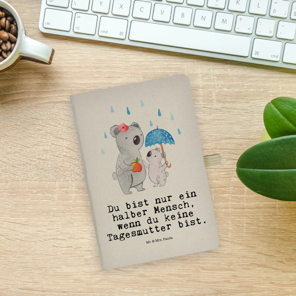 Cotton notebook childminder Heart writing book, address book, notepad, diary, sketchbook, journal, notes, entry book, notebook, gift, gift idea, best, farewell gift, passing exam, anniversary, retirement, promotion, job start, sayings, funny, profession