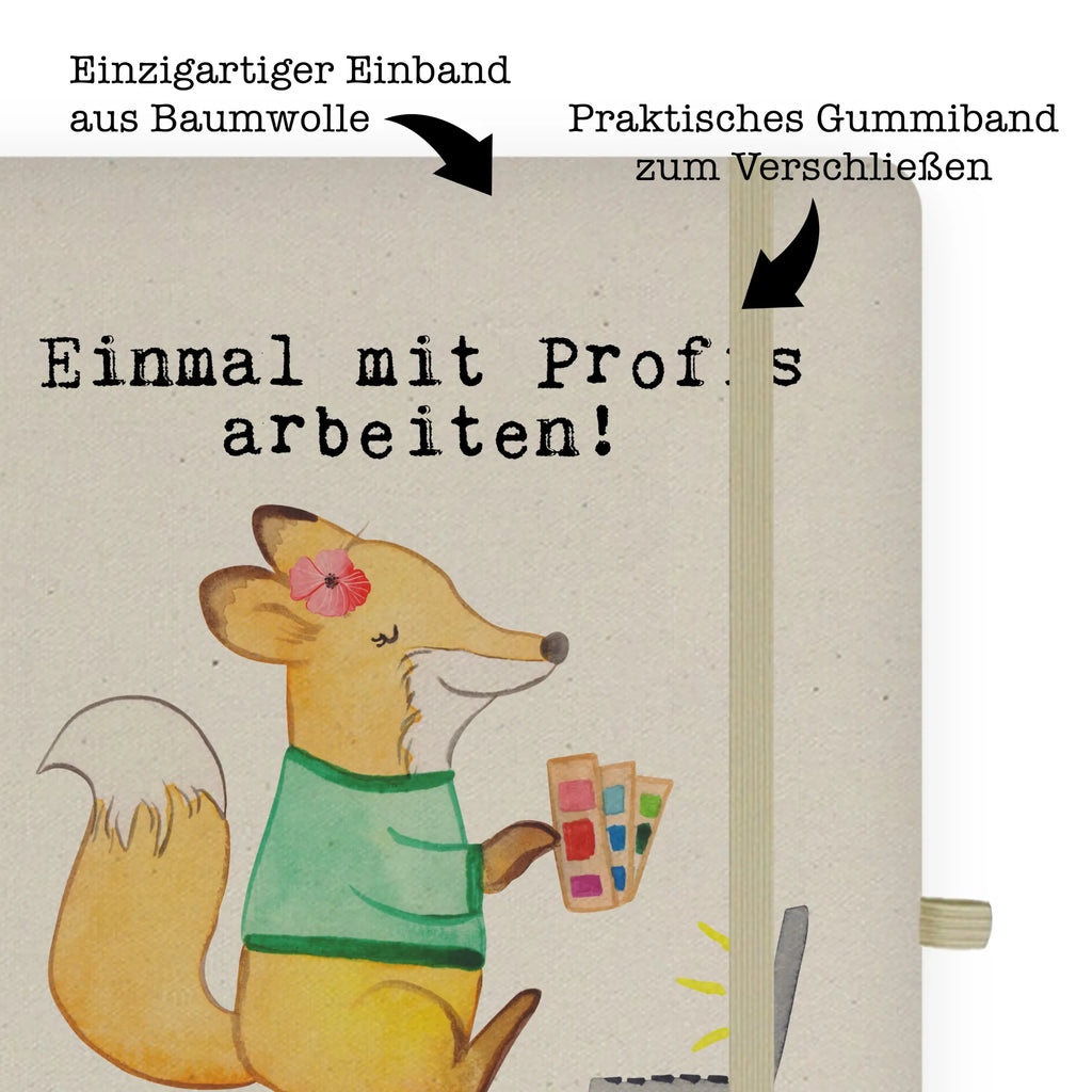 Bawełniany notes DIN A5 graficzka Pasja Zawód, Wykształcenie, Jubileusz, Pożegnanie, Emerytura, Kolega, Koleżanka, Prezent, Dawać, Pracownik, Współpracownik, Firma, Dziękuję, Dziękuję bardzo