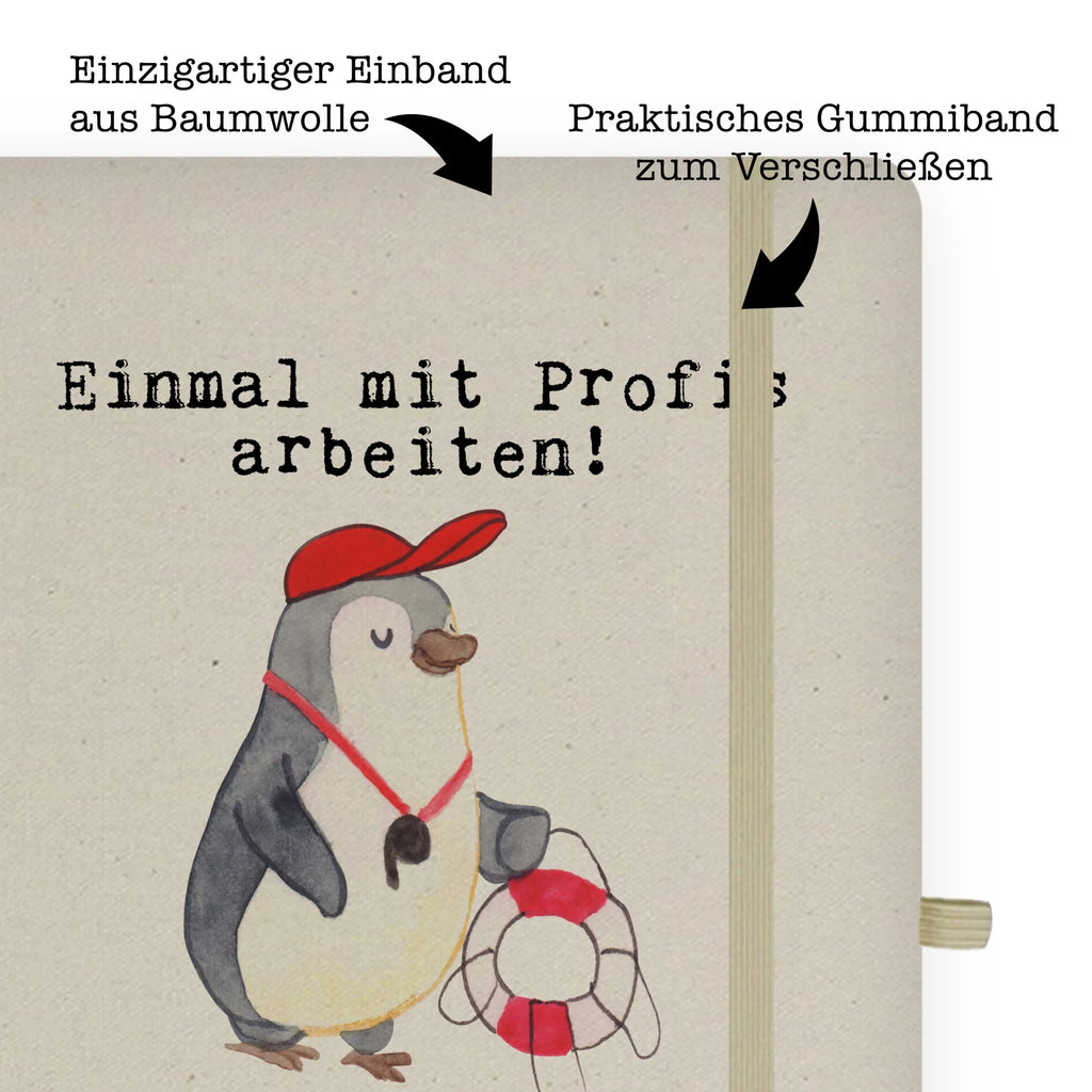 Cotton notebook Lifeguard Passion Notizen, Eintragebuch, Tagebuch, Notizblock, Adressbuch, Journal, Kladde, Skizzenbuch, Notizheft, Schreibbuch, Schreibheft, Beruf, Ausbildung, Jubiläum, Abschied, Rente, Kollege, Kollegin, Geschenk, Schenken, Arbeitskollege, Mitarbeiter, Firma, Danke, Dankeschön, Bademeister, Rettungsschwimmer, Schwimmmeister, Schwimmbad, Freibad, Badeanstalt, Schwimmverein, Schwimmschule