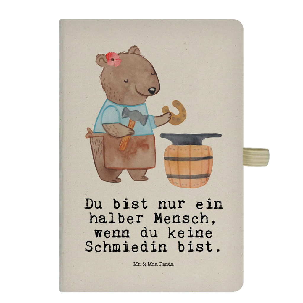 Cotton notebook female blacksmith Heart journal, entry book, writing book, notes, notepad, notebook, diary, address book, sketchbook, gift, gift idea, best, farewell gift, passing exam, anniversary, retirement, promotion, job start, sayings, funny, profession