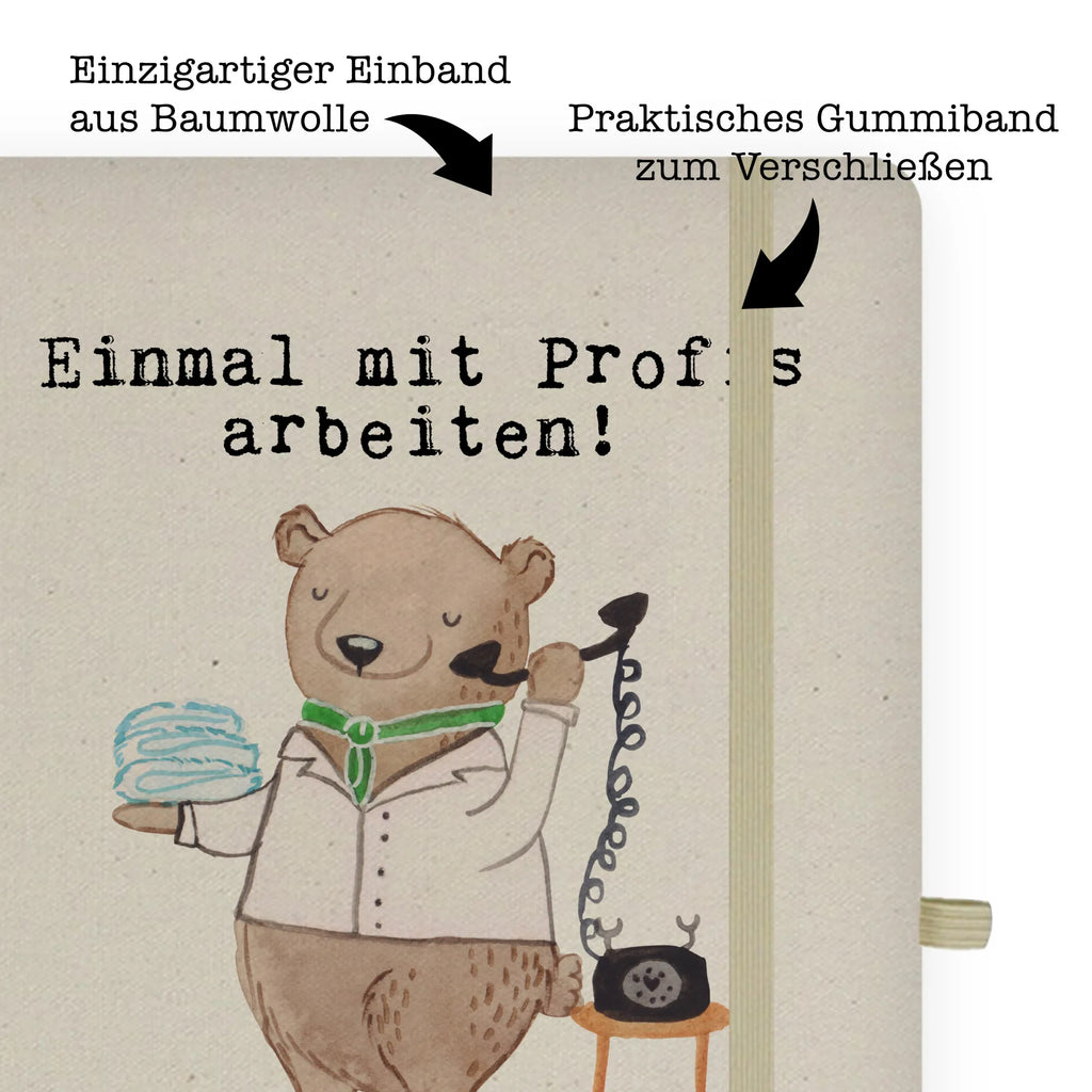 Cotton notebook Hotel Clerk Passion writing book, notepad, sketchbook, diary, notes, notebook, entry book, journal, address book, gift, gift idea, best, farewell gift, passing exam, anniversary, retirement, promotion, job start, sayings, funny, profession