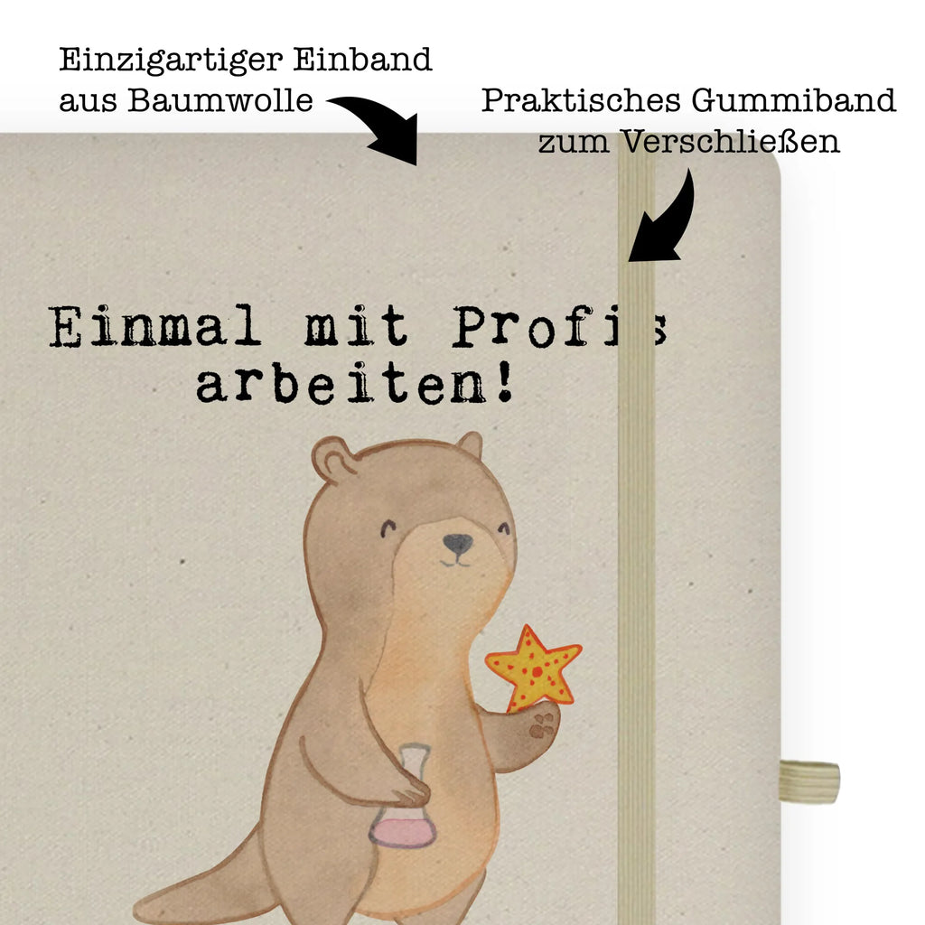 Bawełniany notatnik DIN A4 biolog morski Pasja Zawód, Wykształcenie, Jubileusz, Pożegnanie, Emerytura, Kolega, Koleżanka, Prezent, Dawać, Pracownik, Współpracownik, Firma, Dziękuję, Dziękuję bardzo