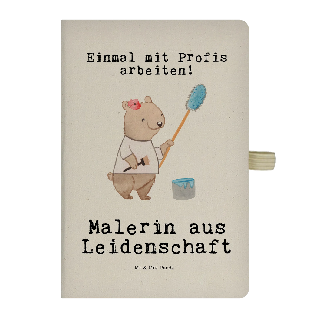 Cotton notebook Painter Passion writing book, journal, notebook, sketchbook, notes, entry book, address book, diary, notepad, gift, gift idea, best, farewell gift, passing exam, anniversary, retirement, promotion, job start, sayings, funny, profession