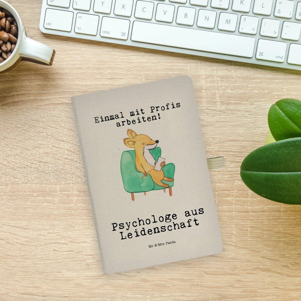 Cotton notebook Psychologist passion writing book, entry book, sketchbook, notepad, diary, notebook, notes, address book, journal, gift, gift idea, best, farewell gift, passing exam, anniversary, retirement, promotion, job start, sayings, funny, profession