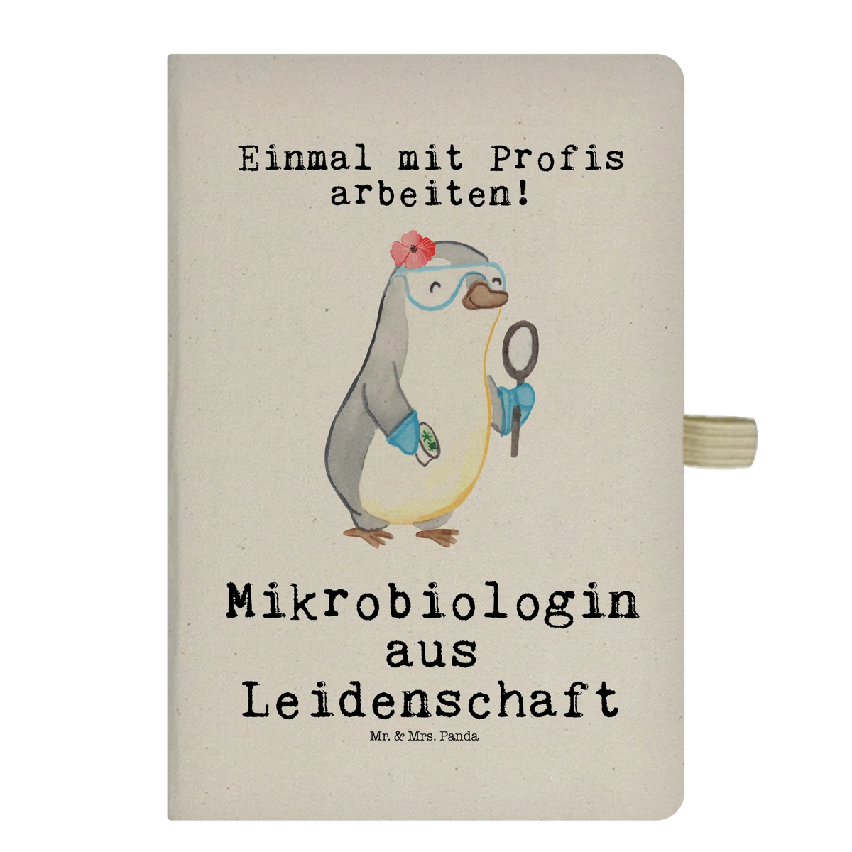Cotton notebook Microbiologist Passion gift, sayings, gift idea, best, farewell gift, passing exam, anniversary, retirement, promotion, job start, profession