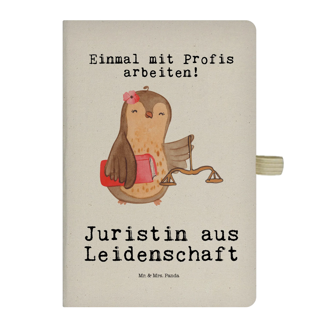 Bawełniany notes DIN A5 prawniczka Pasja Zawód, Wykształcenie, Jubileusz, Pożegnanie, Emerytura, Kolega, Koleżanka, Prezent, Dawać, Pracownik, Współpracownik, Firma, Dziękuję, Dziękuję bardzo