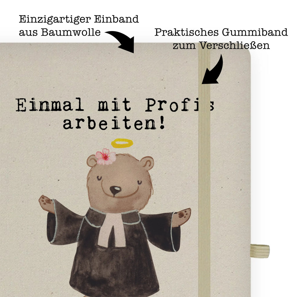 Cotton notebook Pastor Passion Notizen, Eintragebuch, Tagebuch, Notizblock, Adressbuch, Journal, Kladde, Skizzenbuch, Notizheft, Schreibbuch, Schreibheft, Beruf, Ausbildung, Jubiläum, Abschied, Rente, Kollege, Kollegin, Geschenk, Schenken, Arbeitskollege, Mitarbeiter, Firma, Danke, Dankeschön, Pastorin, Dienerin Gottes<br />Geistliche, Pfarrerin, Predigerin<br />Priesterin, Theologin, Kirche