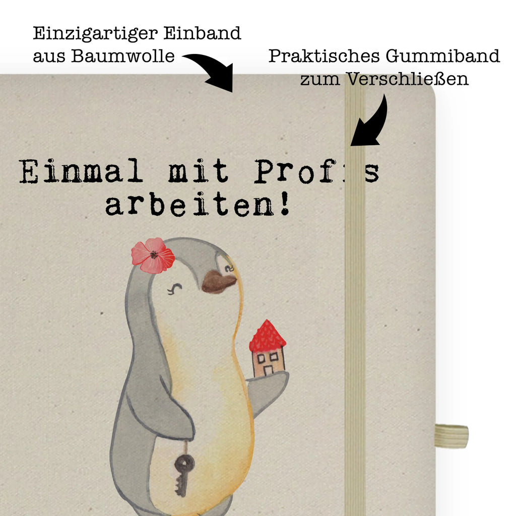 Cotton notebook Real estate agent Passion writing book, sketchbook, diary, address book, journal, notes, entry book, notepad, notebook, gift, gift idea, best, farewell gift, passing exam, anniversary, retirement, promotion, job start, sayings, funny, profession