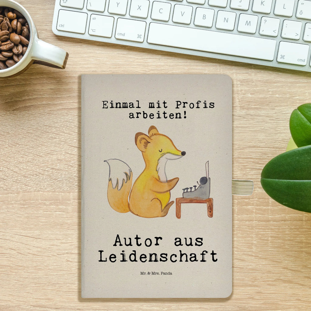 Cotton notebook Author Passion entry book, address book, notebook, journal, notepad, notes, writing book, diary, sketchbook, gift, gift idea, best, farewell gift, passing exam, anniversary, retirement, promotion, job start, sayings, funny, profession