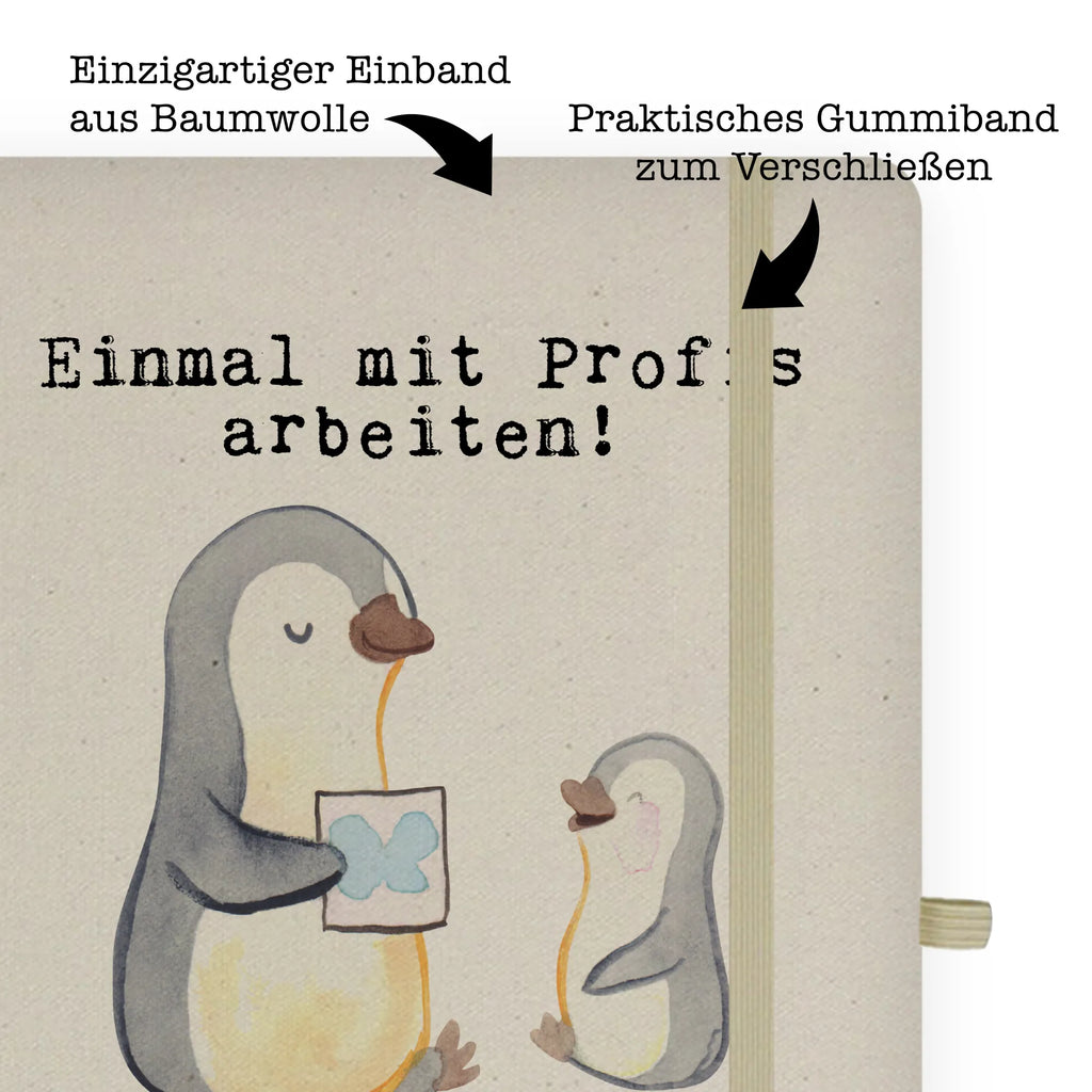 Bawełniany notatnik DIN A4 logopeda pasja Zawód, Wykształcenie, Jubileusz, Pożegnanie, Emerytura, Kolega, Koleżanka, Prezent, Dawać, Pracownik, Współpracownik, Firma, Dziękuję, Dziękuję bardzo