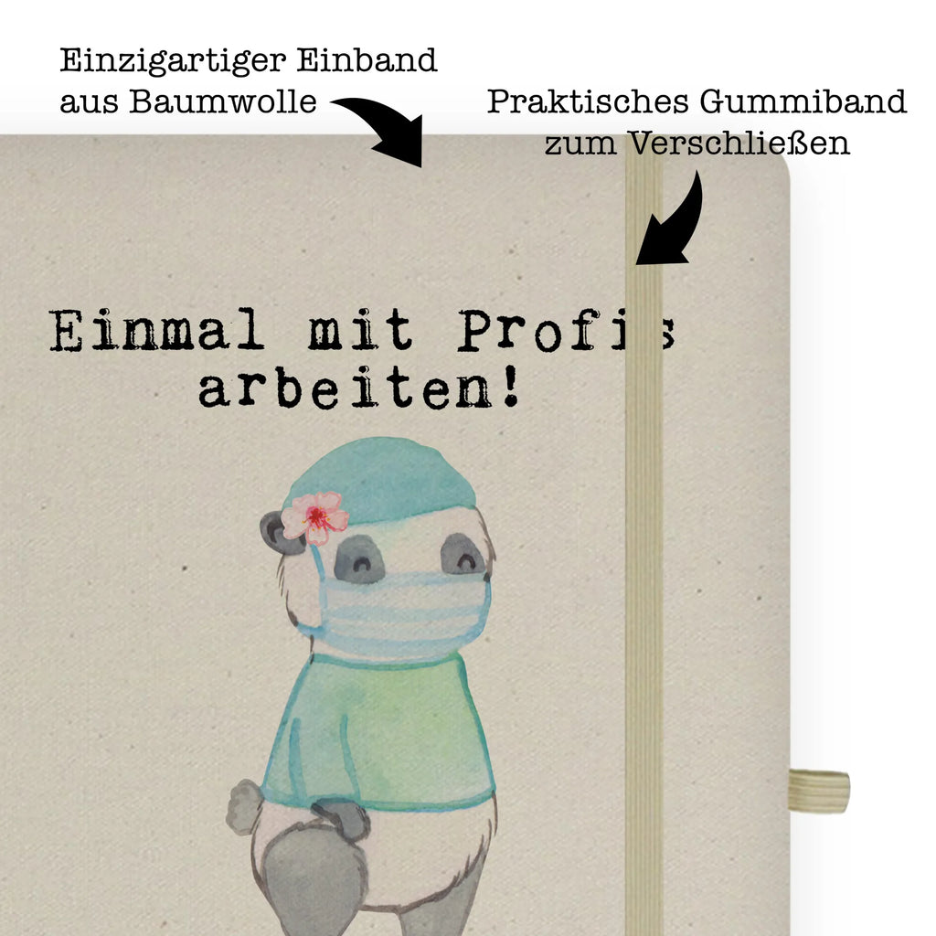 Bawełniany notatnik DIN A4 chirurg Pasja Zawód, Wykształcenie, Jubileusz, Pożegnanie, Emerytura, Kolega, Koleżanka, Prezent, Dawać, Pracownik, Współpracownik, Firma, Dziękuję, Dziękuję bardzo