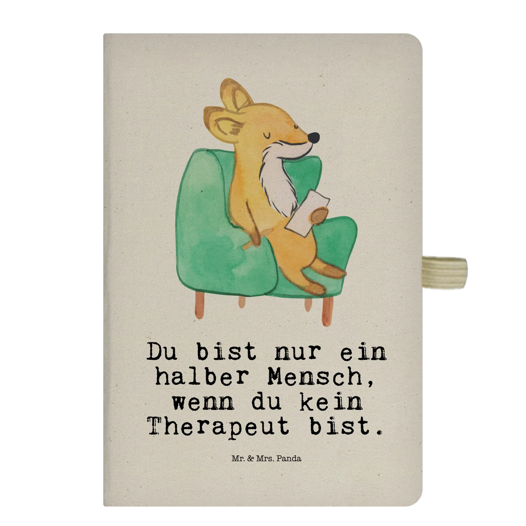 Cotton notebook Therapist Heart notebook, journal, notepad, writing book, diary, notes, entry book, address book, sketchbook, gift, gift idea, best, farewell gift, passing exam, anniversary, retirement, promotion, job start, sayings, funny, profession