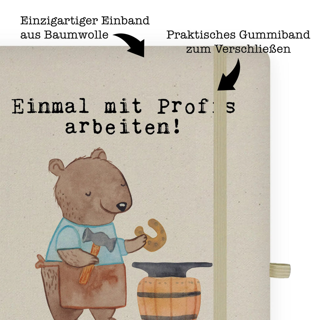 Cotton notebook blacksmith Passion notes, address book, diary, entry book, writing book, journal, notebook, sketchbook, notepad, gift, gift idea, best, farewell gift, passing exam, anniversary, retirement, promotion, job start, sayings, funny, profession