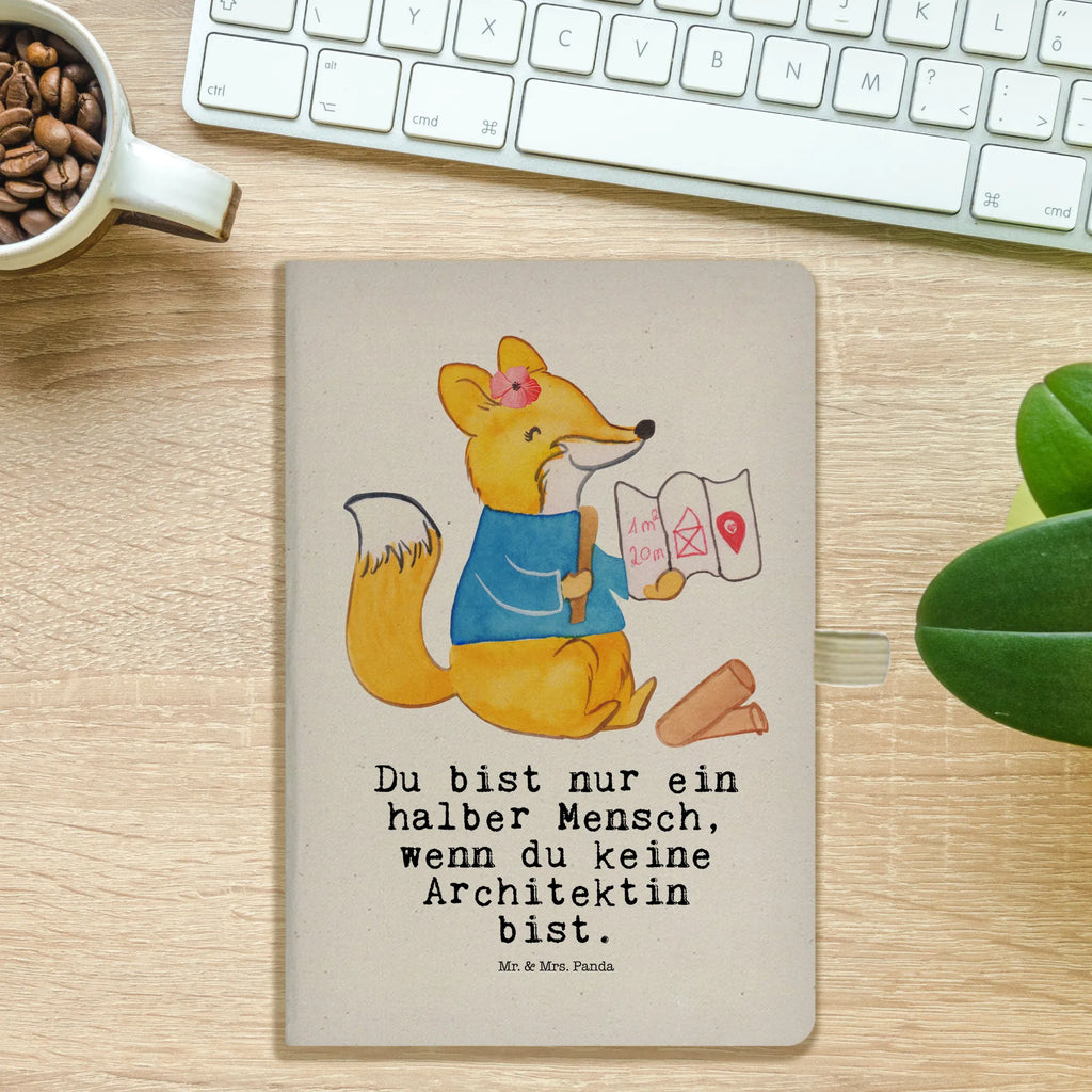 Cotton notebook female architect Heart notepad, diary, address book, entry book, sketchbook, writing book, journal, notes, notebook, gift, gift idea, best, farewell gift, passing exam, anniversary, retirement, promotion, job start, sayings, funny, profession