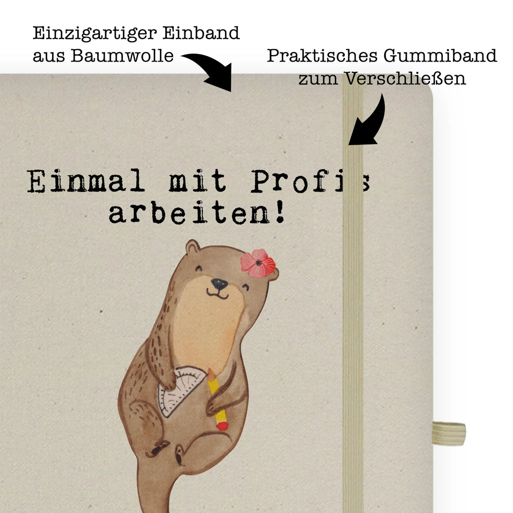 Bawełniany notatnik DIN A4 Techniczna rysowniczka pasja Zawód, Wykształcenie, Jubileusz, Pożegnanie, Emerytura, Kolega, Koleżanka, Prezent, Dawać, Pracownik, Współpracownik, Firma, Dziękuję, Dziękuję bardzo