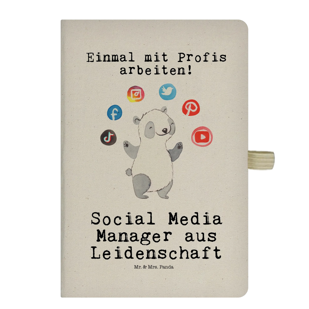 Cotton notebook Social Media Manager Passion writing book, notebook, diary, notepad, entry book, journal, address book, sketchbook, notes, gift, gift idea, best, farewell gift, passing exam, anniversary, retirement, promotion, job start, sayings, funny, profession