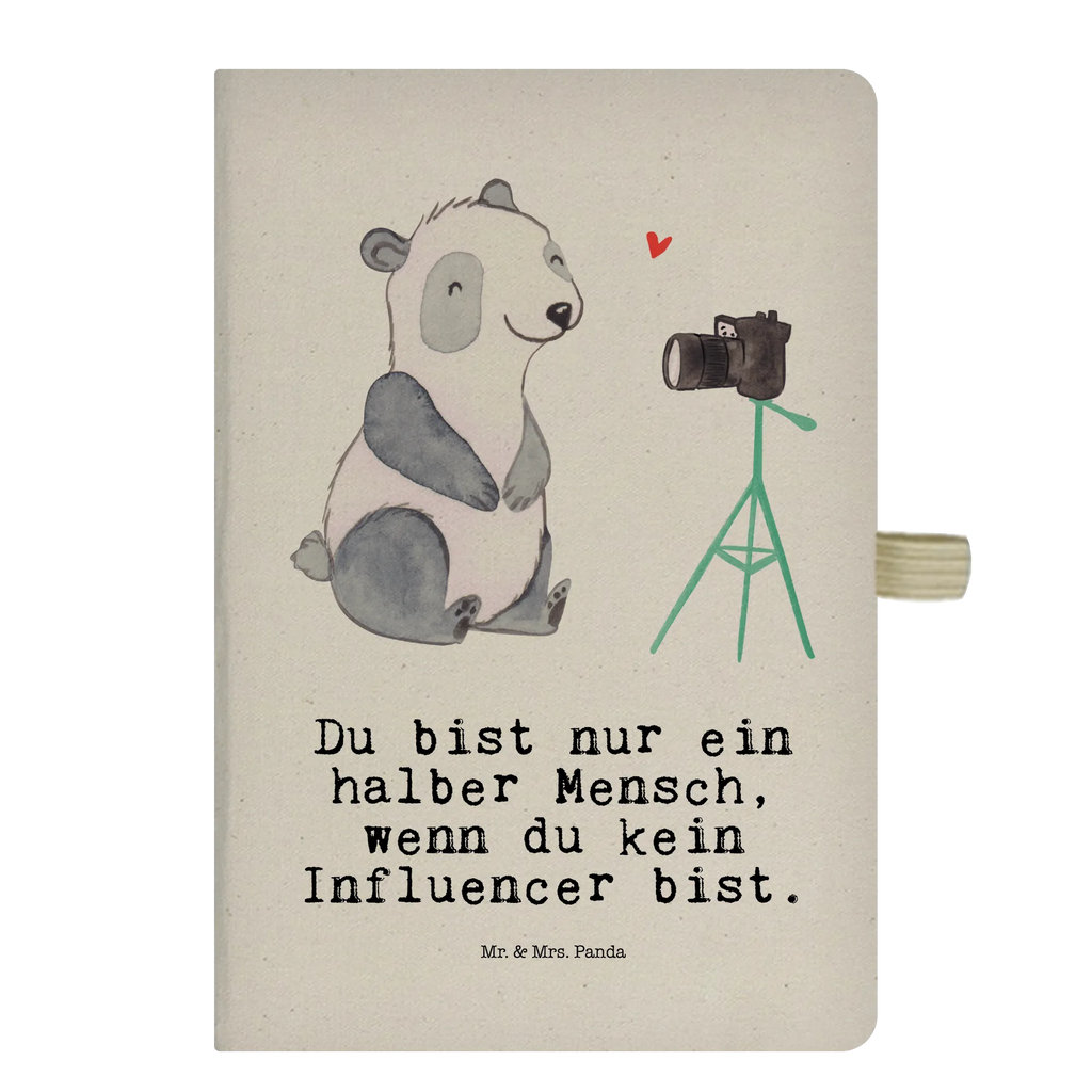 Bawełniany notes DIN A5 influencer serce Zawód, Wykształcenie, Jubileusz, Pożegnanie, Emerytura, Kolega, Koleżanka, Prezent, Dawać, Pracownik, Współpracownik, Firma, Dziękuję, Dziękuję bardzo