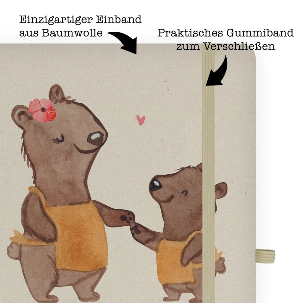 Cotton notebook Work Educator Heart notepad, notebook, entry book, writing book, address book, journal, notes, diary, sketchbook, gift, gift idea, best, farewell gift, passing exam, anniversary, retirement, promotion, job start, sayings, funny, profession