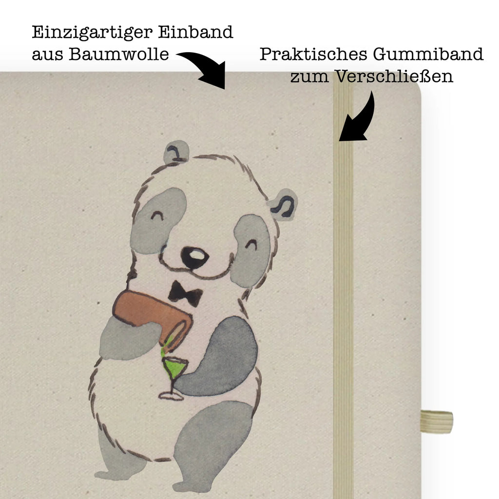 Cotton notebook bartender heart diary, writing book, journal, notepad, entry book, notebook, notes, address book, sketchbook, gift, gift idea, best, farewell gift, passing exam, anniversary, retirement, promotion, job start, sayings, funny, profession