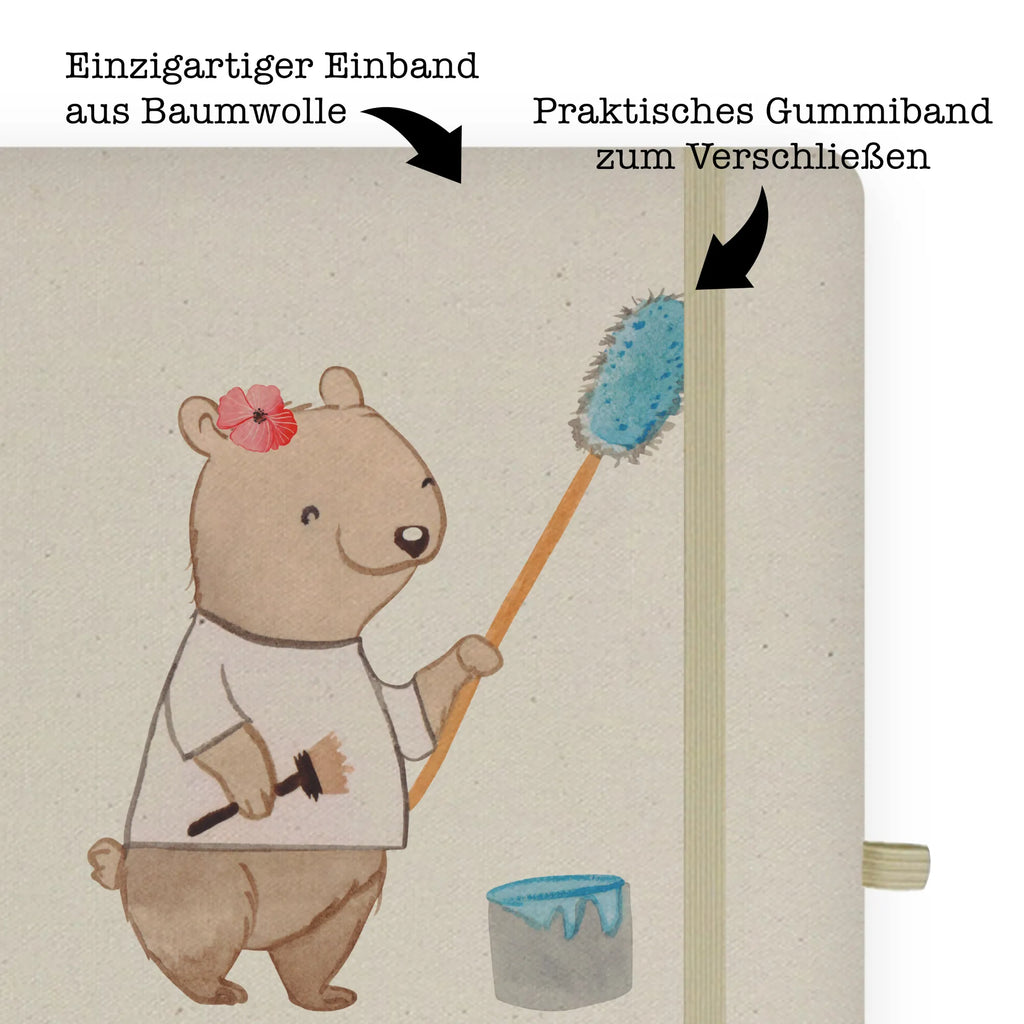 Bawełniany notatnik DIN A4 malarzyni serce Zawód, Wykształcenie, Jubileusz, Pożegnanie, Emerytura, Kolega, Koleżanka, Prezent, Dawać, Pracownik, Współpracownik, Firma, Dziękuję, Dziękuję bardzo