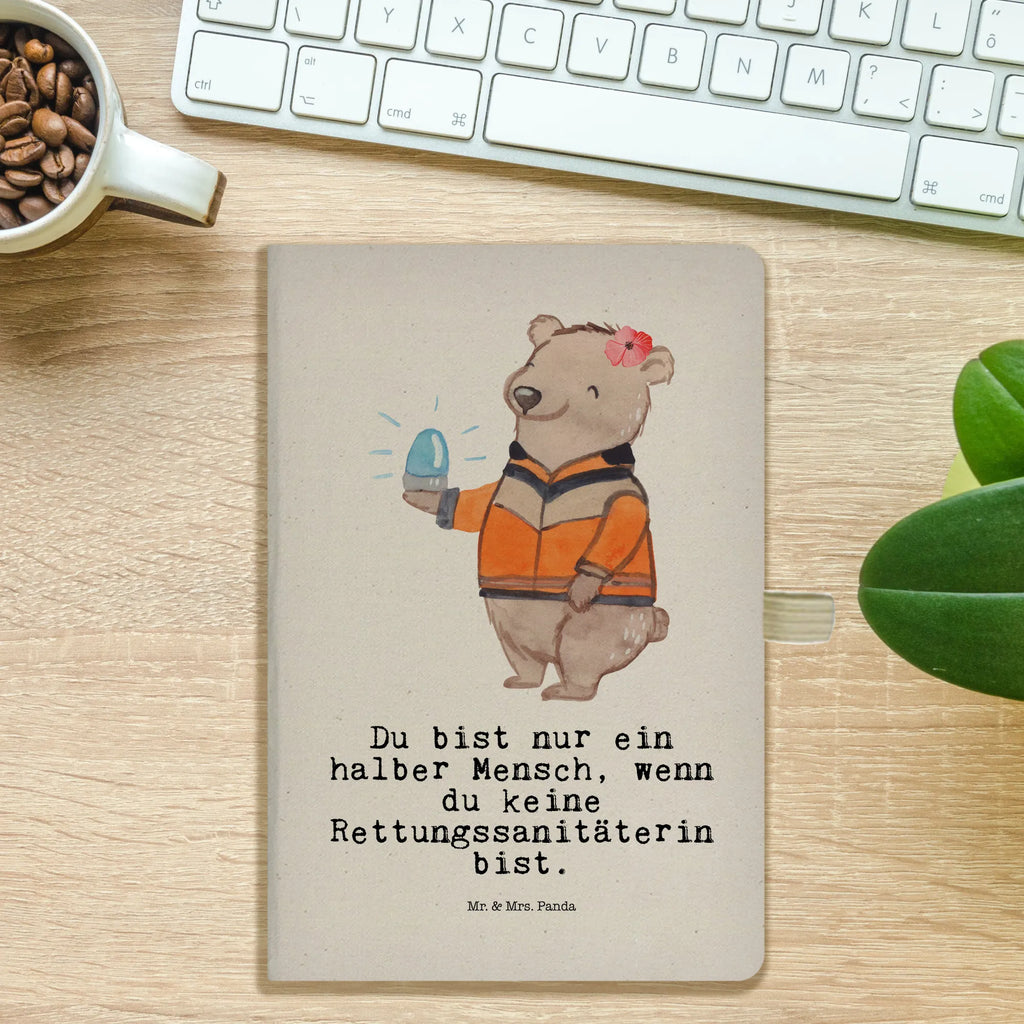 Cotton notebook female paramedic Heart notebook, notes, entry book, writing book, address book, journal, sketchbook, notepad, diary, gift, gift idea, best, farewell gift, passing exam, anniversary, retirement, promotion, job start, sayings, funny, profession