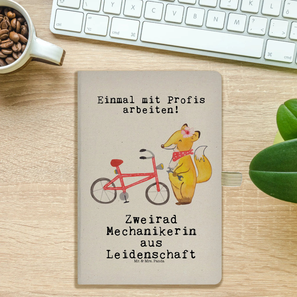 Cotton notebook Bicycle Mechanic Passion diary, writing book, sketchbook, notepad, entry book, notebook, notes, journal, address book, gift, gift idea, best, farewell gift, passing exam, anniversary, retirement, promotion, job start, sayings, funny, profession