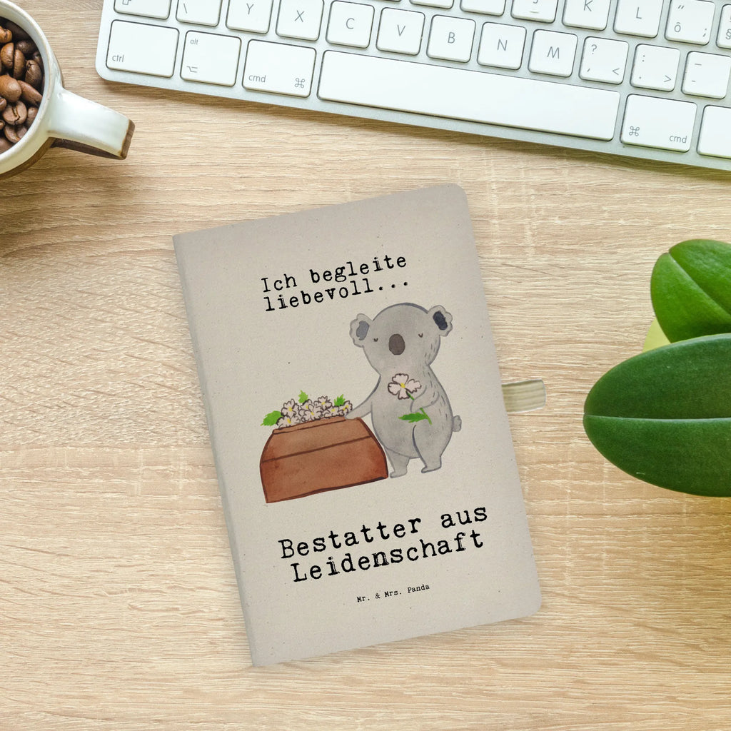 Cotton notebook undertaker Passion diary, notepad, writing book, address book, sketchbook, notes, journal, entry book, notebook, gift, gift idea, best, farewell gift, passing exam, anniversary, retirement, promotion, job start, sayings, funny, profession