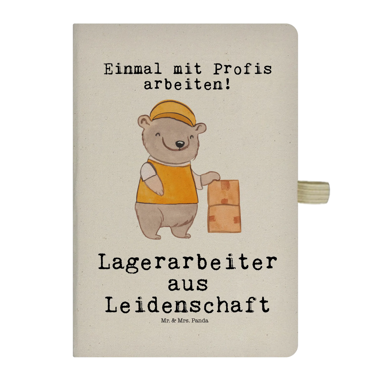 Bawełniany notes DIN A5 Magazynier Pasja Zawód, Wykształcenie, Jubileusz, Pożegnanie, Emerytura, Kolega, Koleżanka, Prezent, Dawać, Pracownik, Współpracownik, Firma, Dziękuję, Dziękuję bardzo