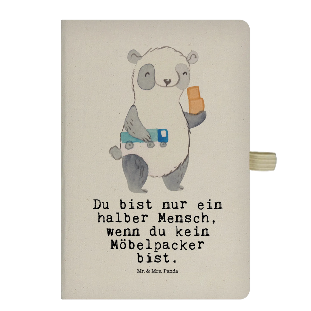 Bawełniany notatnik DIN A4 Pracownik przeprowadzek Serce Zawód, Wykształcenie, Jubileusz, Pożegnanie, Emerytura, Kolega, Koleżanka, Prezent, Dawać, Pracownik, Współpracownik, Firma, Dziękuję, Dziękuję bardzo