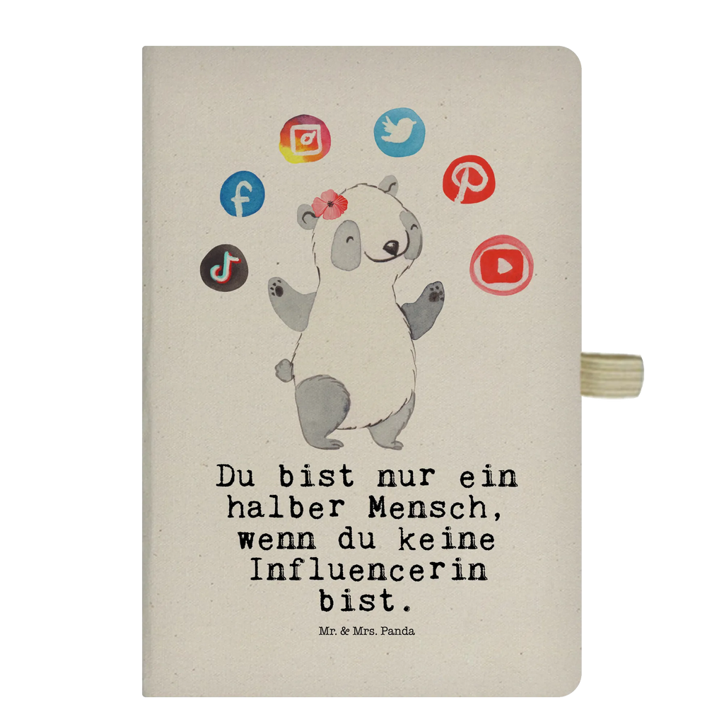 Cotton notebook Influencer heart notepad, entry book, writing book, notebook, sketchbook, diary, address book, journal, notes, gift, gift idea, best, farewell gift, passing exam, anniversary, retirement, promotion, job start, sayings, funny, profession