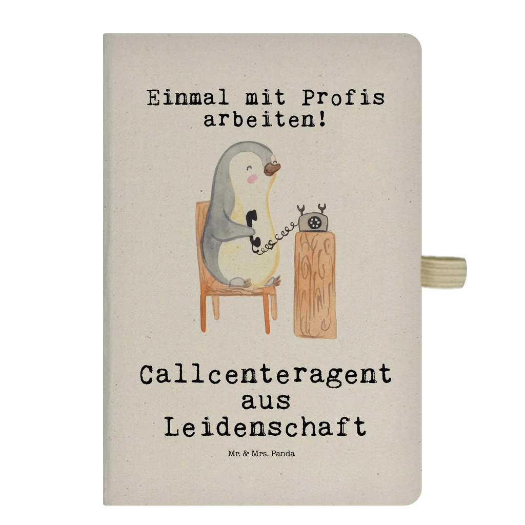 Bawełniany notes DIN A5 agent call center Pasja Zawód, Wykształcenie, Jubileusz, Pożegnanie, Emerytura, Kolega, Koleżanka, Prezent, Dawać, Pracownik, Współpracownik, Firma, Dziękuję, Dziękuję bardzo