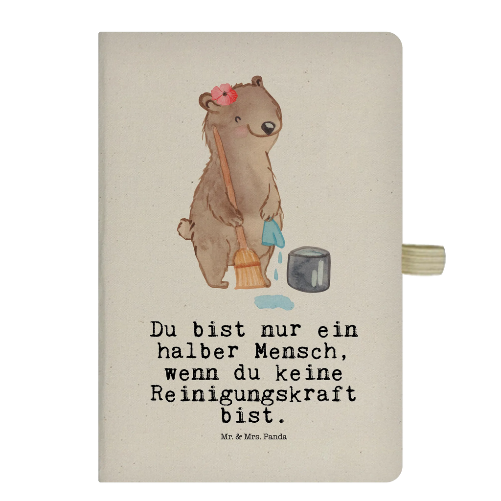 Cotton notebook Cleaning Staff Heart diary, notepad, journal, writing book, address book, notes, notebook, entry book, sketchbook, gift, gift idea, best, farewell gift, passing exam, anniversary, retirement, promotion, job start, sayings, funny, profession