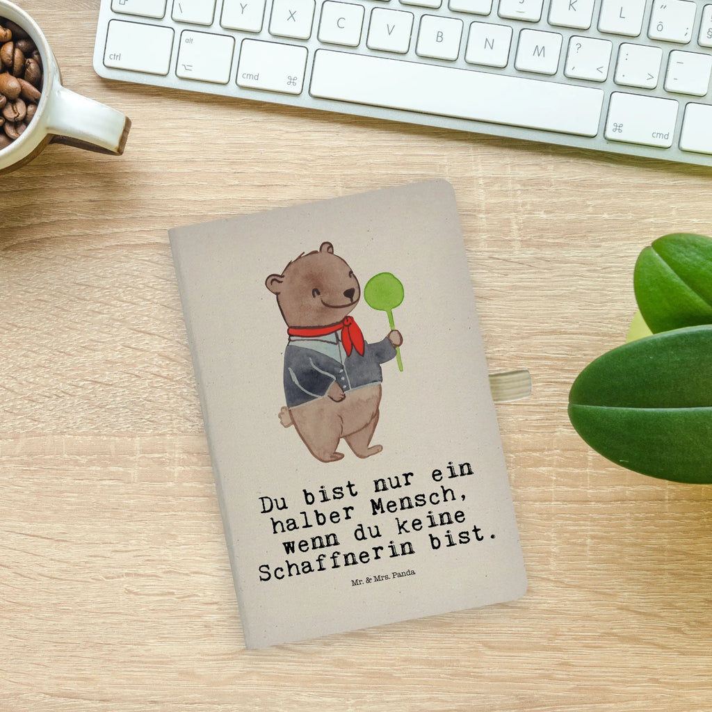 Cotton notebook Conductor heart notes, journal, notebook, writing book, diary, notepad, address book, sketchbook, entry book, gift, gift idea, best, farewell gift, passing exam, anniversary, retirement, promotion, job start, sayings, funny, profession