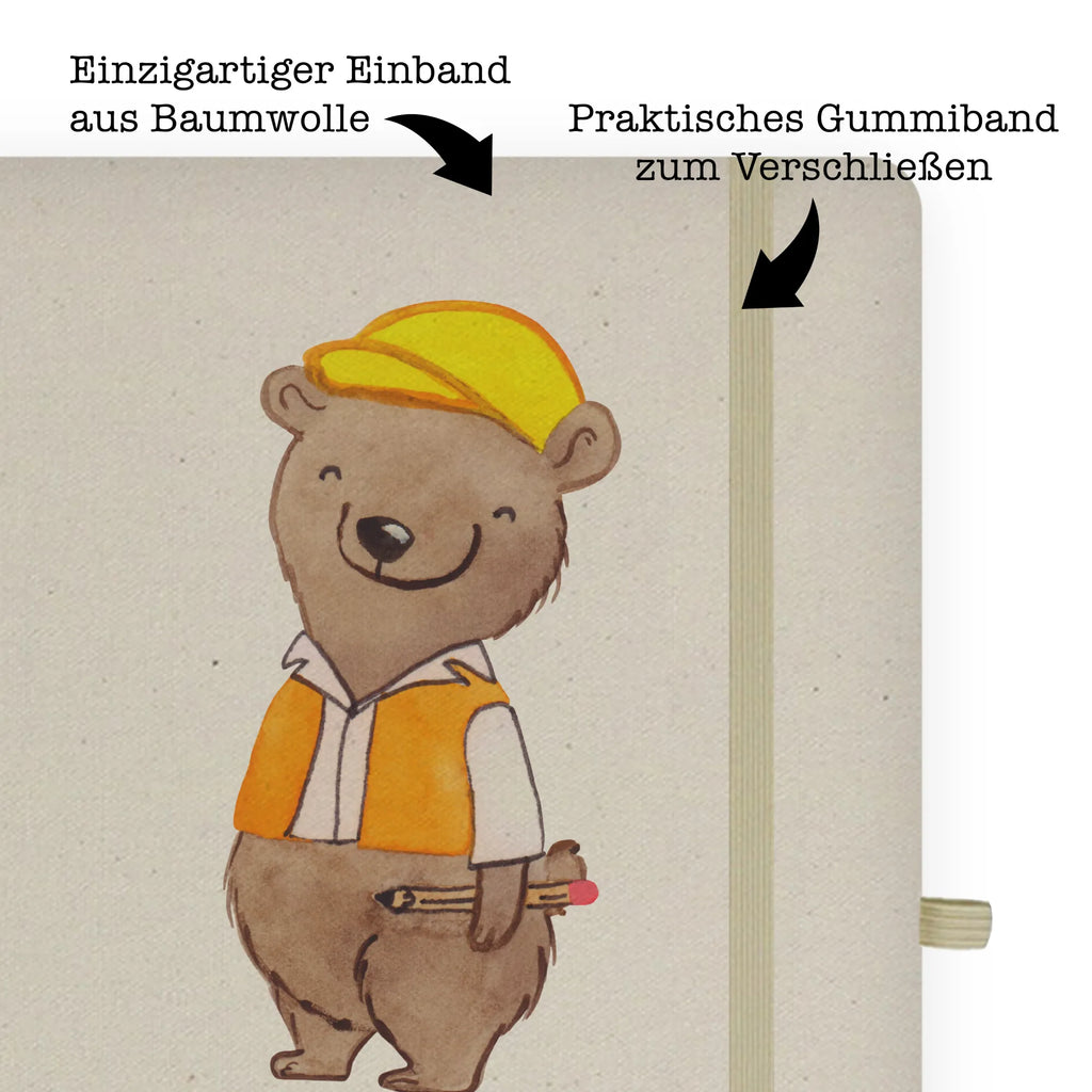 Cotton notebook civil engineer Heart notes, sketchbook, notebook, address book, notepad, writing book, journal, diary, entry book, gift, gift idea, best, farewell gift, passing exam, anniversary, retirement, promotion, job start, sayings, funny, profession