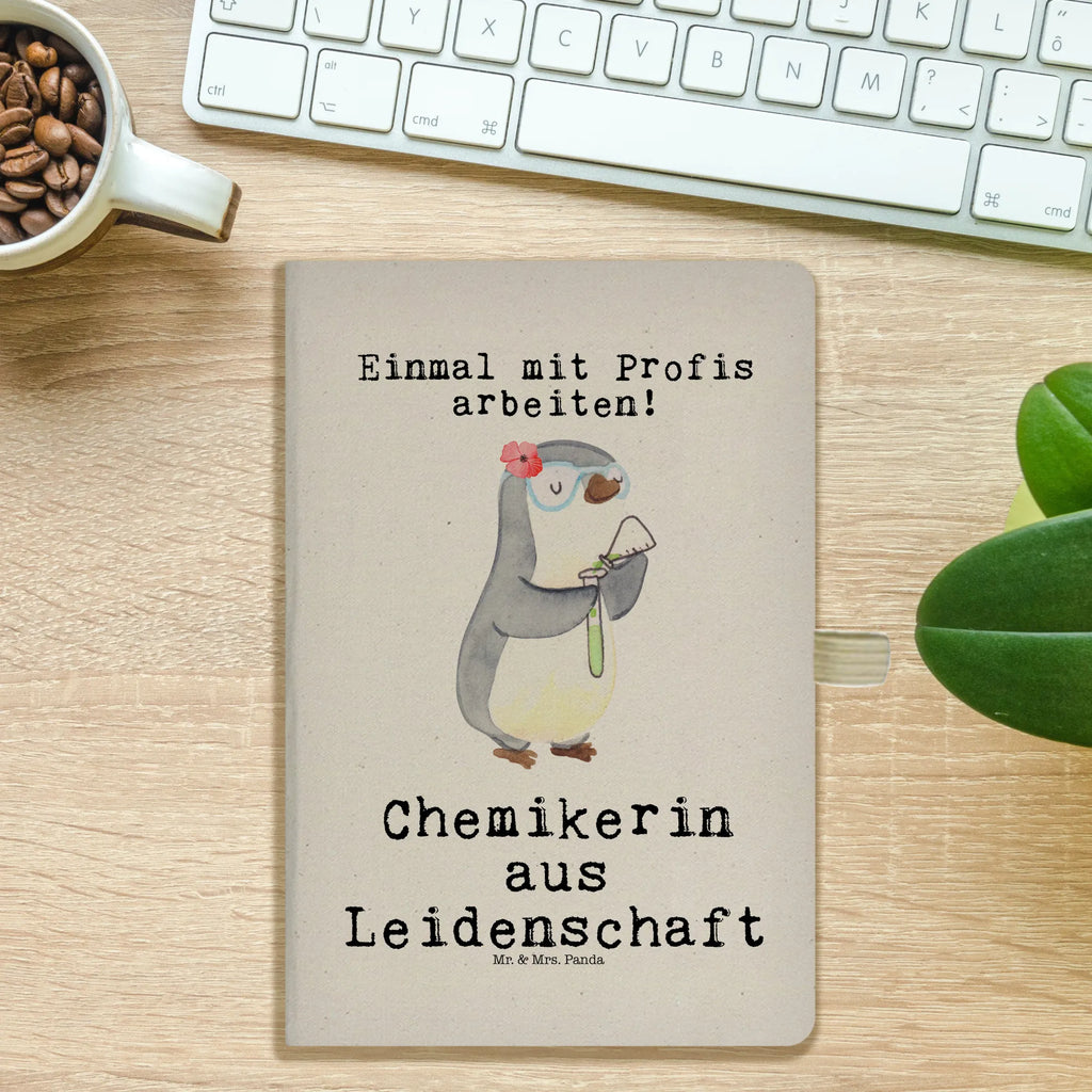 Cotton notebook female chemist Passion journal, notepad, notebook, writing book, entry book, address book, diary, sketchbook, notes, gift, gift idea, best, farewell gift, passing exam, anniversary, retirement, promotion, job start, sayings, funny, profession