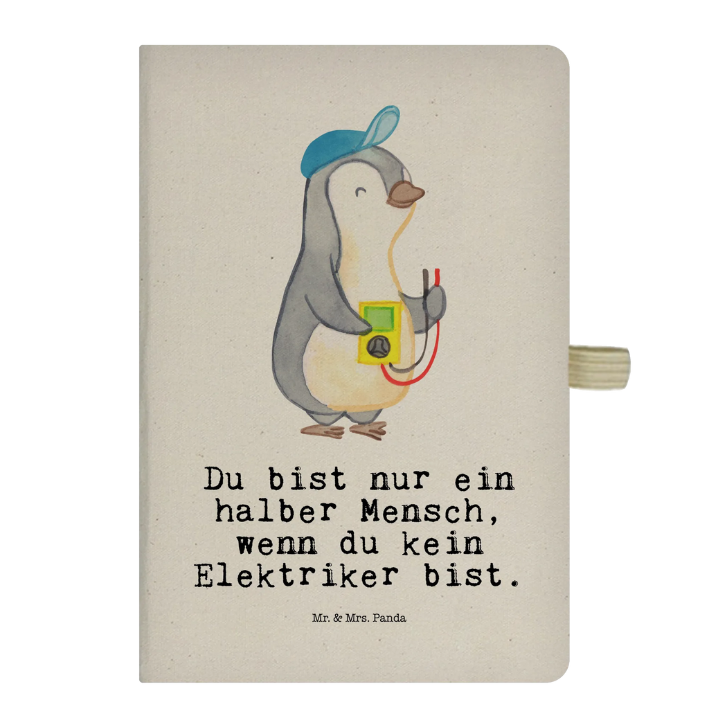 Cotton notebook Electrician heart entry book, sketchbook, writing book, notepad, diary, notebook, address book, journal, notes, gift, gift idea, best, farewell gift, passing exam, anniversary, retirement, promotion, job start, sayings, funny, profession