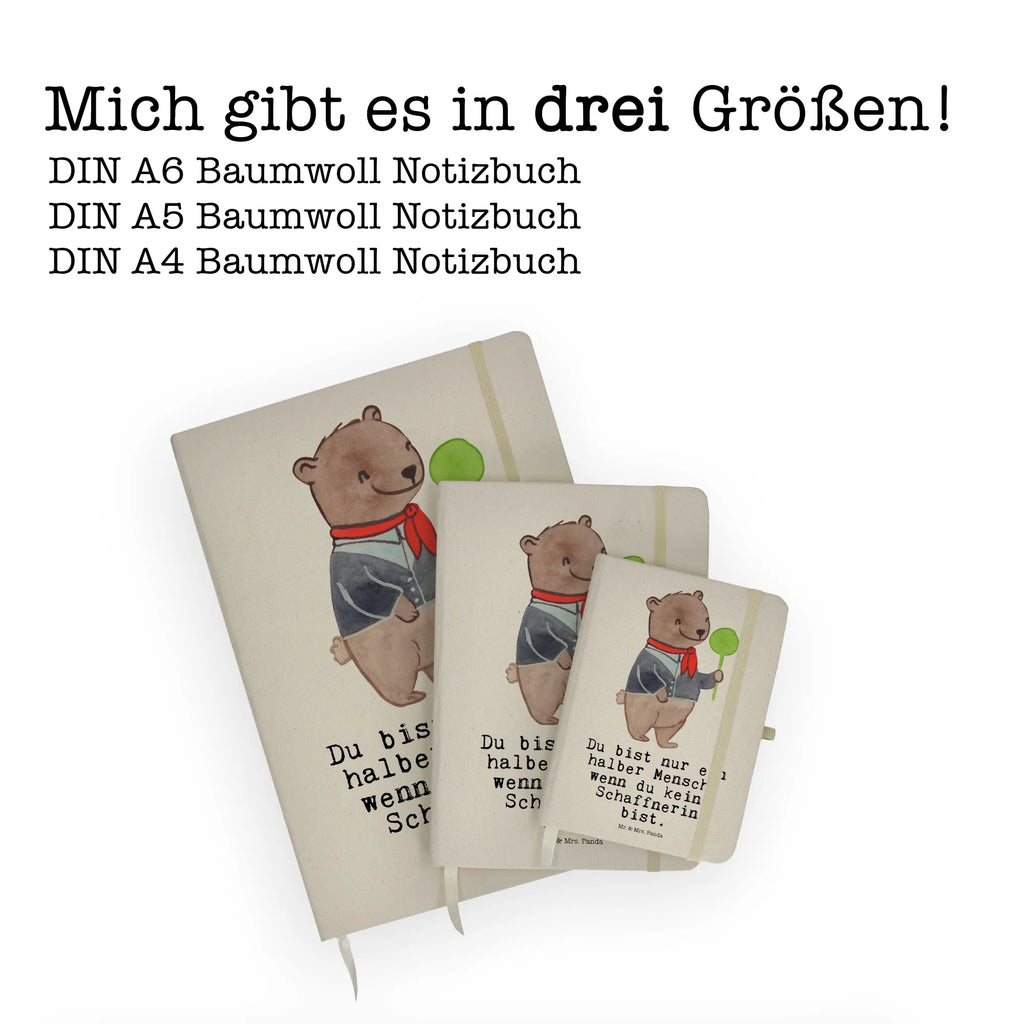 Cotton notebook Conductor heart notes, journal, notebook, writing book, diary, notepad, address book, sketchbook, entry book, gift, gift idea, best, farewell gift, passing exam, anniversary, retirement, promotion, job start, sayings, funny, profession