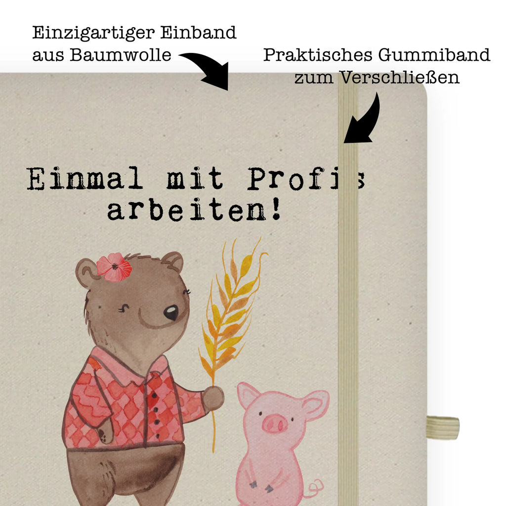 Cotton notebook female farmer passion writing book, entry book, notepad, diary, notes, sketchbook, journal, address book, notebook, gift, gift idea, best, farewell gift, passing exam, anniversary, retirement, promotion, job start, sayings, funny, profession