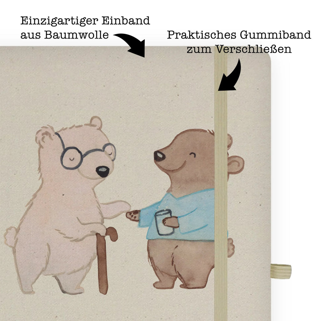 Cotton notebook Nursing Assistant heart notebook, diary, notepad, notes, address book, writing book, journal, sketchbook, entry book, gift, gift idea, best, farewell gift, passing exam, anniversary, retirement, promotion, job start, sayings, funny, profession